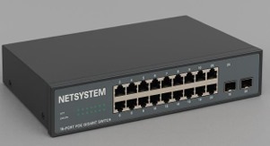 SWITCH NETSYSTEM POE 4/8/16/24 mega gigat sfp